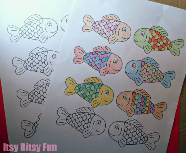  DIY Fun Fishing Game For Kids With Stencils