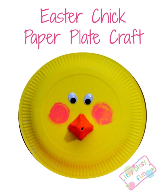  Easter Chick Paper Plate Craft
