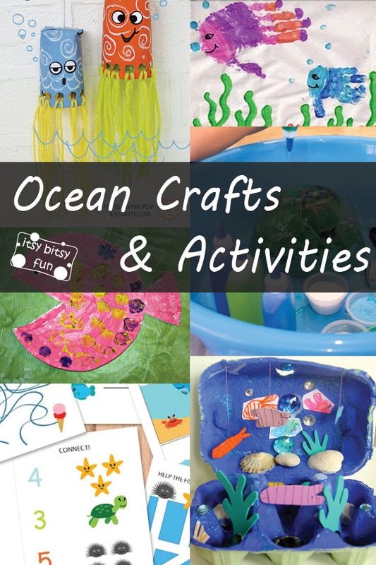  Ocean Animals Crafts and Activities for Kids