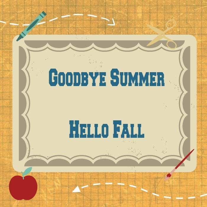  New Printables on Site: Farewell summer!