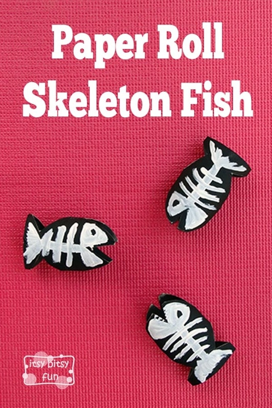  Paper Roll Skeleton Fish