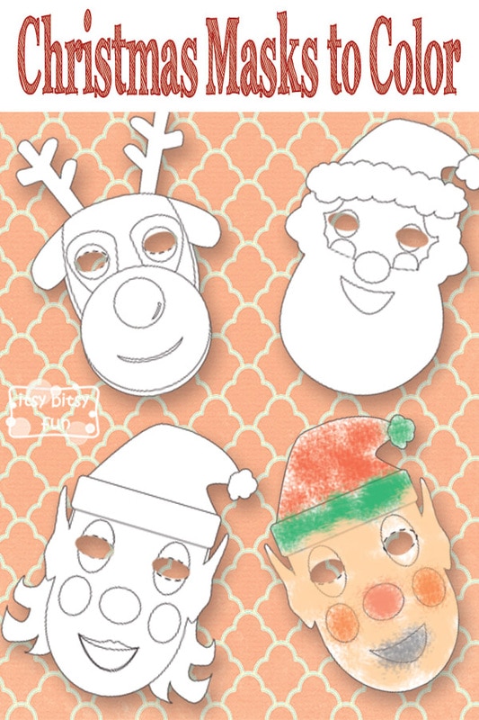  Printable Christmas Masks Update