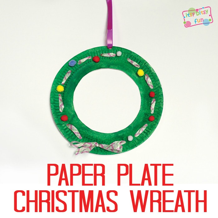  Paper Plate Christmas Wreath 