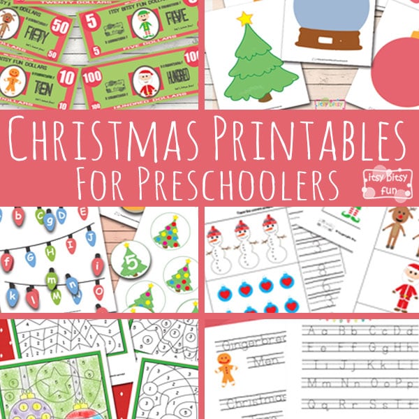  New Christmas Printables for Preschool