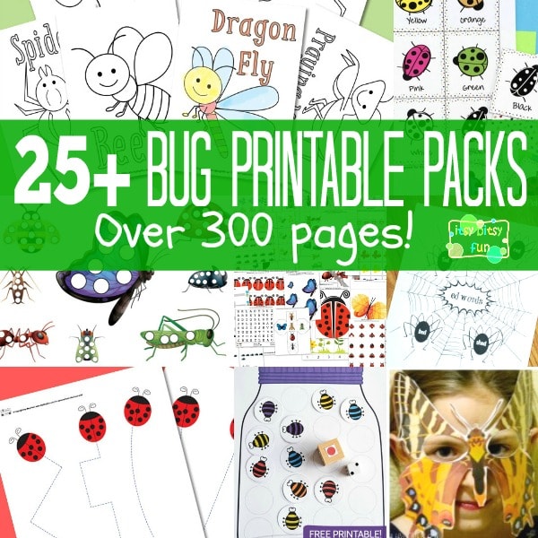 25+ Bug Printables for Kids