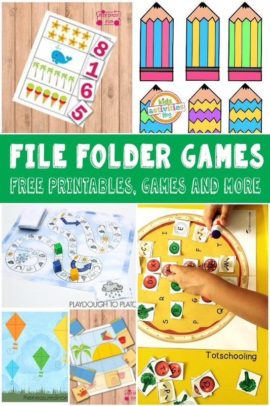 Fun and Free File Folder Games for Kids