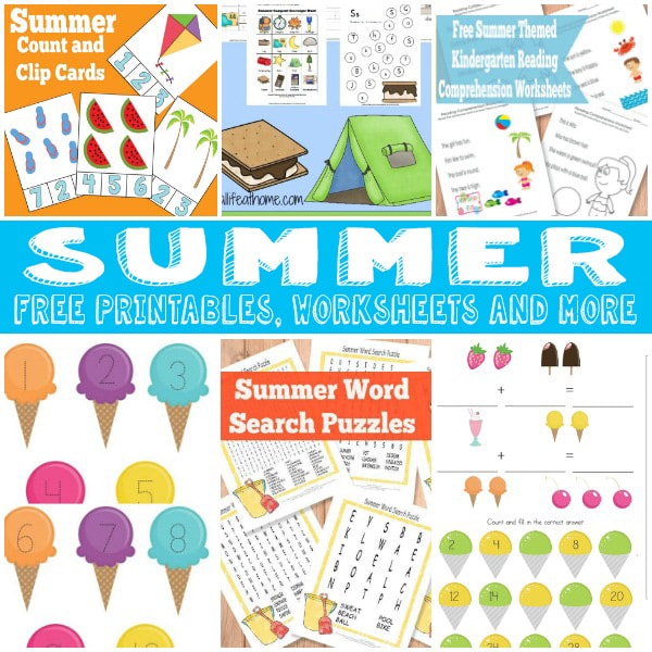 A Bunch of Summer Free Printables