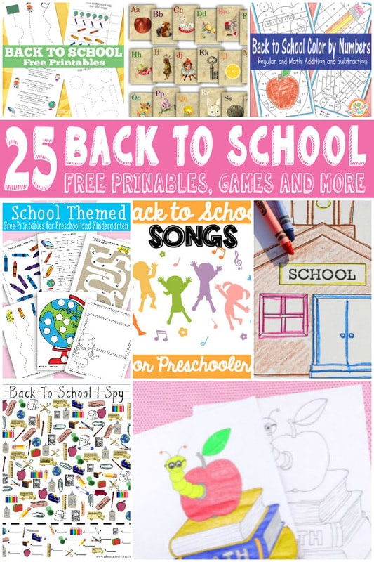 Back to School Learning Printables