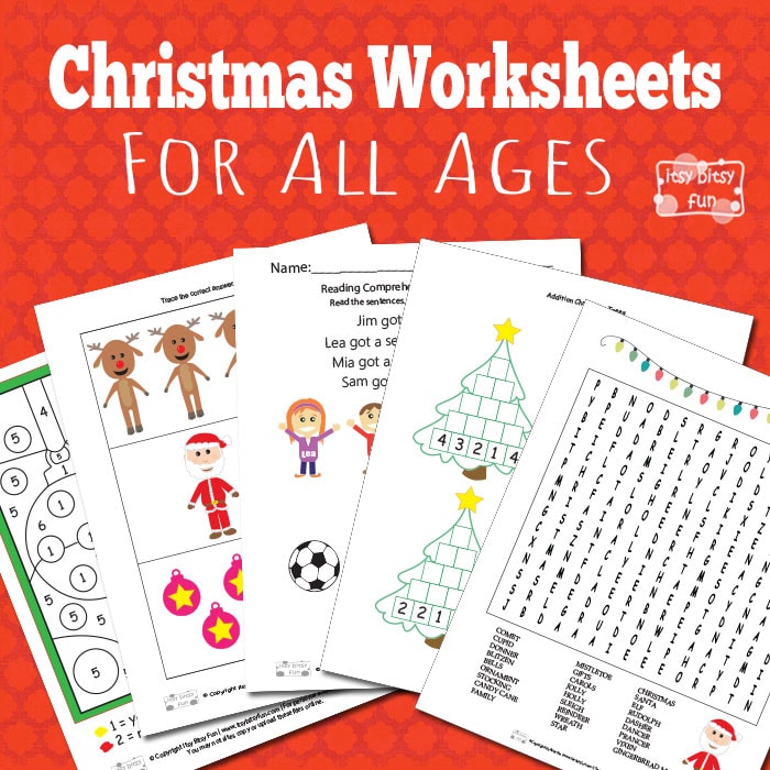 Christmas Worksheets for Kids