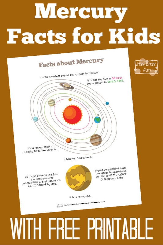 Fun Planet Mercury Facts for Kids