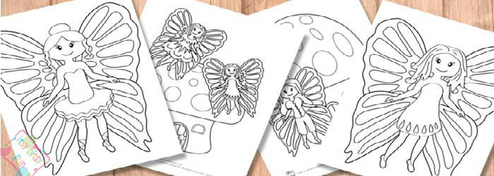 fairy coloring pages  itsybitsyfun