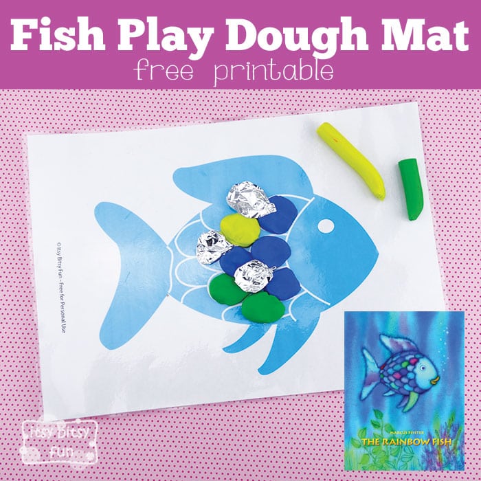 Fish Play Dough Mat