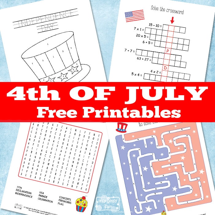 Free 4th of July Printables