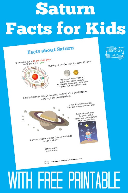 Fun Planet Saturn Facts for Kids