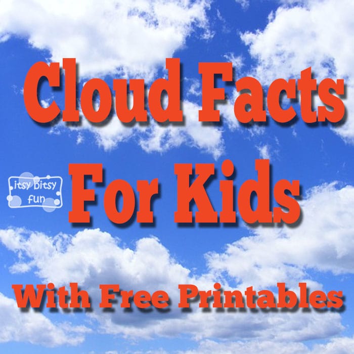 Printable Cloud Facts for Kids
