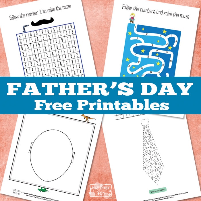 Printable Father's Day Worksheets
